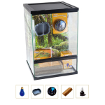 Klaasist terraarium Sleek Topical Kit TK10 305x305x457mm