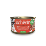 Schesir tuunikala + krevetid želees 85g, m&auml;rgtoit kassidele