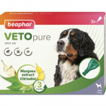 Beaphar Veto Pure Spot-On Dog L>15kg N3 (v&auml;lisparasiitide vastane repellent koertele)