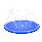 Flamingo jahutusmatt koertele purskkaevuga &ldquo;Lenny&rdquo;, tumehall, &empty;100cm