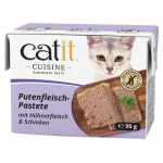 T&auml;iss&ouml;&ouml;t (konserv) Catit Cuisine Pate kalkunipasteet kana ja singiga, 95g
