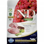 Farmina N&D Quinoa Weight Management Cat Adult Lamb/Broccoli 300gr