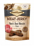 Carnilove Dog Jerky Beef & Beef Muscle maius koerale 100g