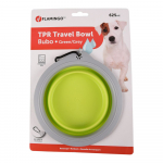 Flamingo kokkupandav s&ouml;&ouml;gikauss reisiks &ldquo;Bubo&rdquo;, roheline/hall, 625ml