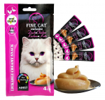 FINE CAT Exclusive PARDI-JA KANAGA Kreemjas suupiste kassidele 4x15g