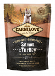 CarniLove Salmon & Turkey for Large Breed Puppies koeratoit 1,5 kg