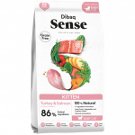 Dibaq Sense kalkuni ja l&otilde;hega teraviljavaba kassipojatoit 1,5kg