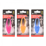 Flamingo turvalisuse ripats silikoonist LED-valgustusega, 8x2.5x2cm, assortii