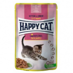 Happy Cat Kitten & Junior Farm Poultry 85g