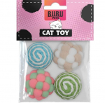 Bubu Pets erinevad pallid kassidele 4tk