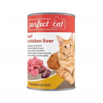 Perfect Cat Beef&Chicken Liver kons 400g