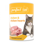 Perfect Cat Chicken&Chicken Hearts kons 400g