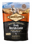 CarniLove FRESH Ostrich & Lamb S Ad 1.5 kg