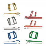 Flamingo trakside ja jalutusrihma komplekt kassidele &bdquo;Bright&rdquo; 22-33cm/100cm/10mm