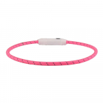 Flamingo turvakaelarihm &bdquo;Visio Light Nylon&rdquo; LED-valgustusega, 33-63.5cmx8mm, roosa