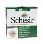 Schesir tuunikala + kanafilee želees 85g, m&auml;rgtoit kassidele