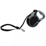 KONG - Flexi jalutusrihm Terrain, suurus: XS, v&auml;rv: must, 3m