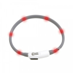 Flamingo turvakaelarihm &bdquo;Visio Light Basic&rdquo; LED-valgustusega, must, 20-35cm