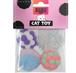 Bubu Pets erinevad pallid kassidele 4tk