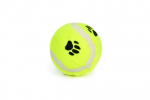 Beeztees tennisepall koertele k&auml;pamustriga 6,5 cm, kollane