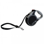 KONG - Flexi jalutusrihm Terrain, suurus: L, v&auml;rv: must, 5m