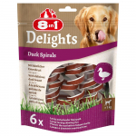 8in1 DELIGHTS Duck Spirals n&auml;rimiskondid koertel 60g N6