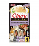 Inaba Churu Luxury Tuna Recipe with King Prawn 4x14g