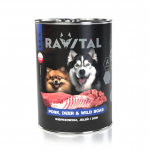 Ravital Pork, Deer & Wild Boar konserv koerale 400g
