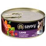 Savory konserv steriliseeritud kassidele lambalihaga 100g