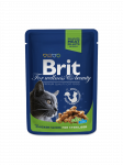 Brit Premium Chicken Slices for Sterilised einekotike steriliseeritud kassidele 100g