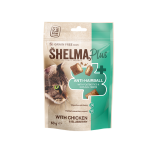 Shelma  HAIRBALL kana-ja mustikat&auml;idisega padjakesed 60g