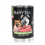Ravital Duck, Wild Boar & Rabbit konserv koerale 400g