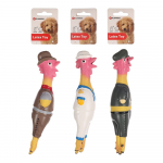 Flamingo koerte m&auml;nguasi piiksuga "Village People" kalkun 24cm