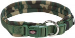 Kaelarihm Premium neopreenpolstriga, eriti lai, L&ndash;XL 56&ndash;62cm/25mm, kamuflaaž/roheline