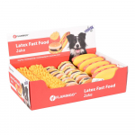 Flamingo koerte m&auml;nguasi piiksuga "Fast Food", assortii