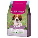 EUKANUBA Puppy lambaliha ja riisiga v&auml;ikestele ja keskmistele koertele 3 kg