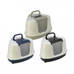 Flamingo kassiliivakast &ldquo;Thor Classic&rdquo; nurka paigaldatav, valge/must, L 45x56x37cm