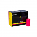 Isekleepuv side yellowBAND 10 cm &times; 4,5 m, intensiivne roosa, N1