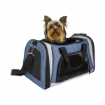 Flamingo kandekott koertele &ldquo;Martha&rdquo;, hall/sinine 46x28x28cm