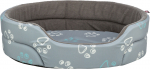 Koera voodi Jimmy, 85 &times; 75 cm, helehall/tumehall