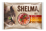 Shelma kassieined lihaga 4x85g veis,kana,part,kalkun kastmes