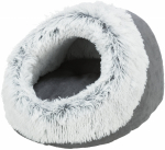 Koera koobas Harvey, 35 &times; 26 &times; 41 cm, hall/valge/must.