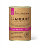 Grandorf P&uuml;hvli ja Kalkuniliha konserv koertele 6x400g