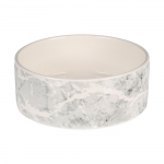 Flamingo s&ouml;&ouml;gi- ja joogikauss koertele &ldquo;Marmi&rdquo;, hall, 900ml