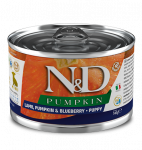 Farmina N&D Pumpkin Puppy Mini Lamb & Blueberry 140gr