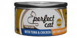 T&auml;iss&ouml;&ouml;t (konserv) Perfect Cat tuunikala ja kanaga tarretises 80g
