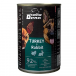 Super Beno konserv koerale kalkuni- ja k&uuml;&uuml;likulihaga, t&uuml;kid kastmes 415g