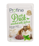 Profine Cat Pouch Duck in Jelly m&auml;rgtoit kassidele 85g