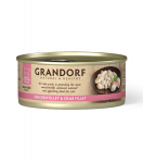 Grandorf Kana Rinnafilee ja Krabifilee konserv kassidele 6x70g