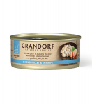 Grandorf Kana Rinnafilee ja Krevetid konserv kassidele 6x70g